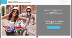 Desktop Screenshot of decatur-dental.com