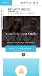 Mobile Screenshot of decatur-dental.com